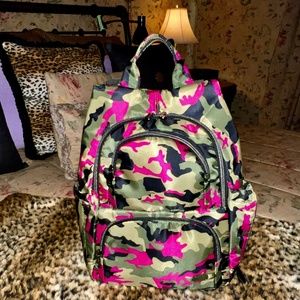 Lug Hatchback 3 Backpack NWOT'S Camo Orchid HTF